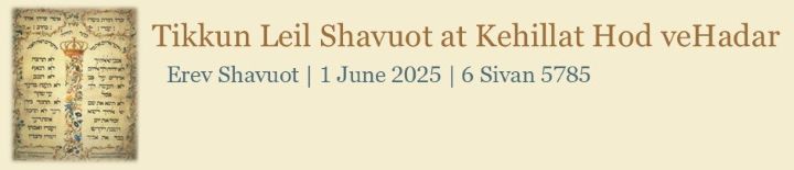 Tikun Leil Shavuot 